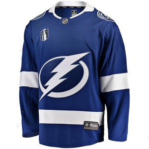 Tampa Bay Lightning Fanatics Branded Home 2022 Stanley Cup Final Breakaway Jersey - Blue