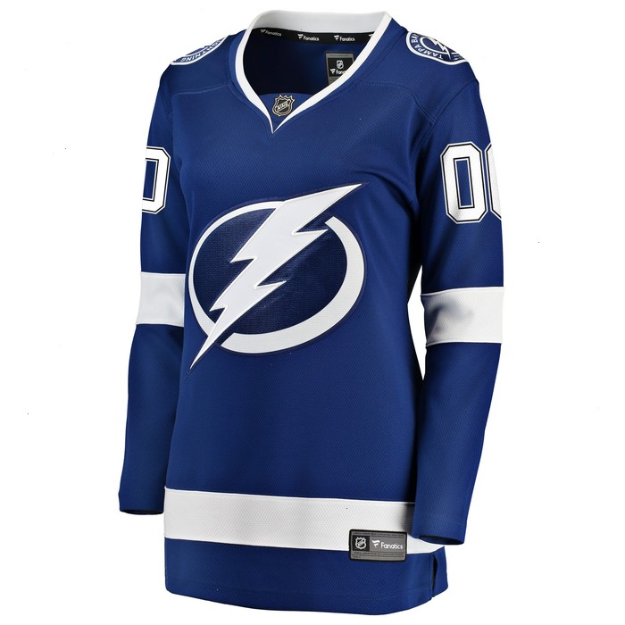 Tampa Bay Lightning Fanatics Branded Women's Home Breakaway Custom Jersey - Blue