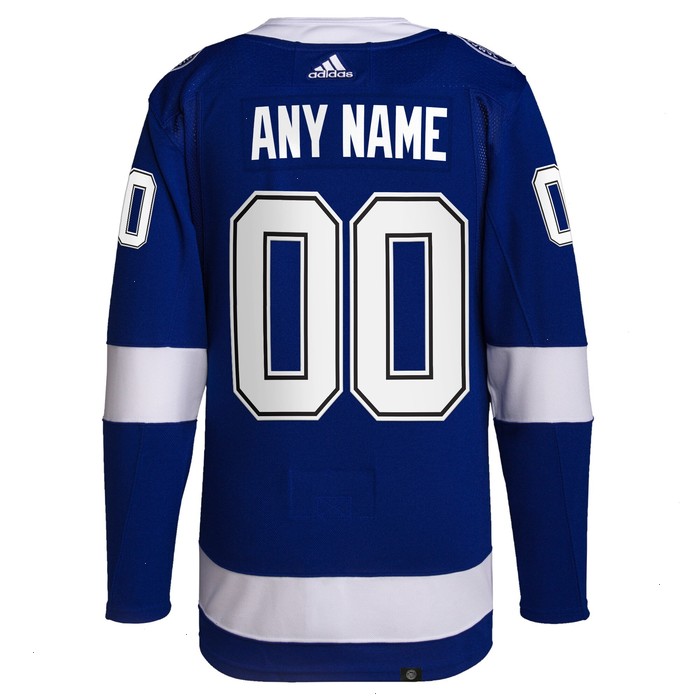 Tampa Bay Lightning adidas Home Primegreen Authentic Pro Custom Jersey - Royal