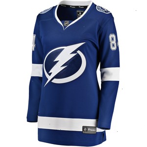 Tanner Jeannot Tampa Bay Lightning Women's Fanatics Branded Home Breakaway Jersey - Blue