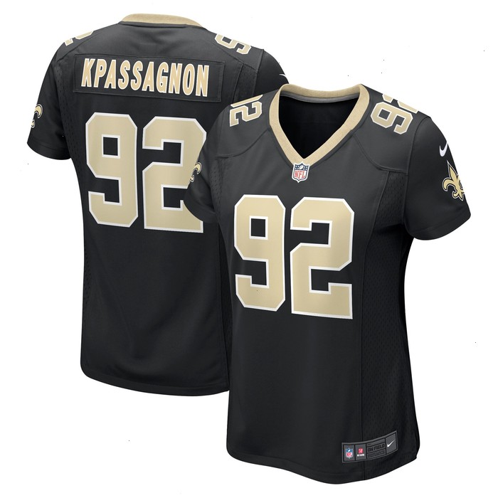 Tanoh Kpassagnon New Orleans Saints Nike Women's Game Player Jersey - Black