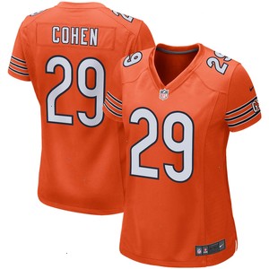 Tarik Cohen Chicago Bears Nike Women's Game Jersey - Orange