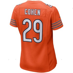 Tarik Cohen Chicago Bears Nike Women's Game Jersey - Orange