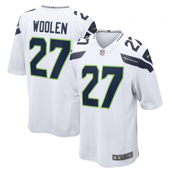 Tariq Woolen Seattle Seahawks Nike Game Player Jersey - White