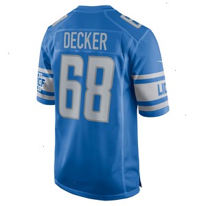 Taylor Decker Detroit Lions Nike Game Jersey - Blue