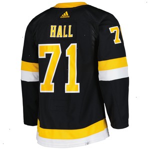 Taylor Hall Boston Bruins adidas Alternate Primegreen Authentic Pro Player Jersey - Black