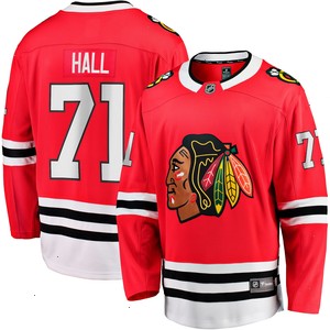 Taylor Hall Chicago Blackhawks Fanatics Branded Home Breakaway Player Jersey - Red