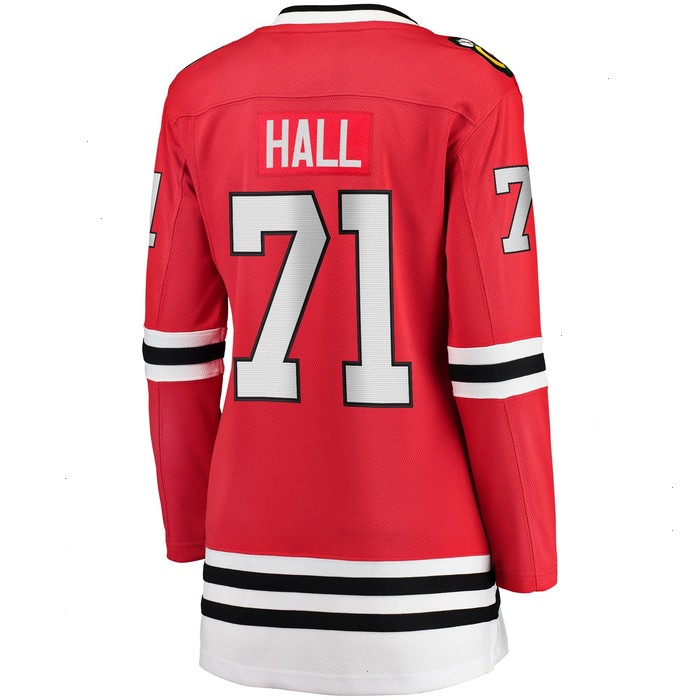 Taylor Hall Chicago Blackhawks Fanatics Branded Women's Home Breakaway Player Jersey - Red