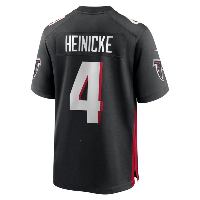 Taylor Heinicke Atlanta Falcons Nike Game Player Jersey - Black