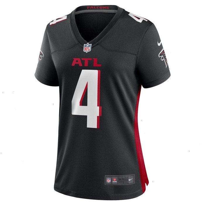 Taylor Heinicke Atlanta Falcons Nike Women's Game Player Jersey - Black