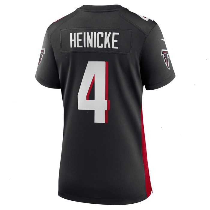 Taylor Heinicke Atlanta Falcons Nike Women's Game Player Jersey - Black