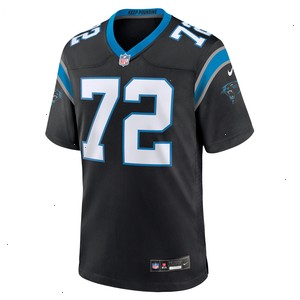 Taylor Moton Carolina Panthers Nike Team Game Jersey - Black