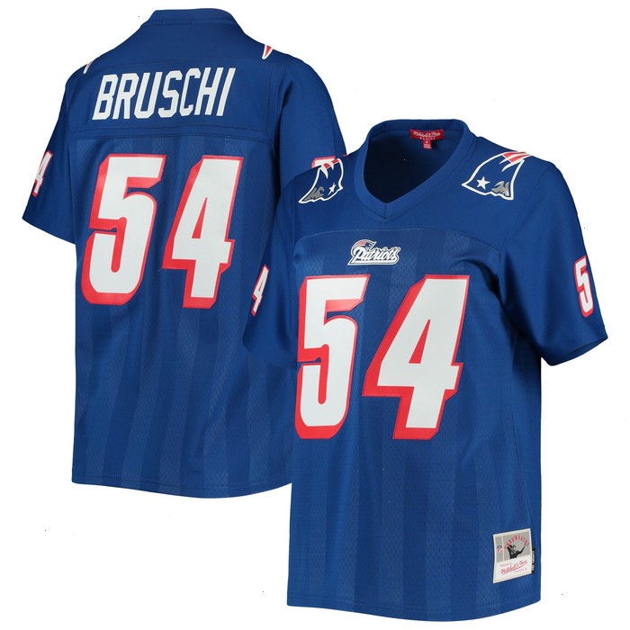 Tedy Bruschi New England Patriots Mitchell & Ness Women's Legacy Replica Player Jersey - Royal