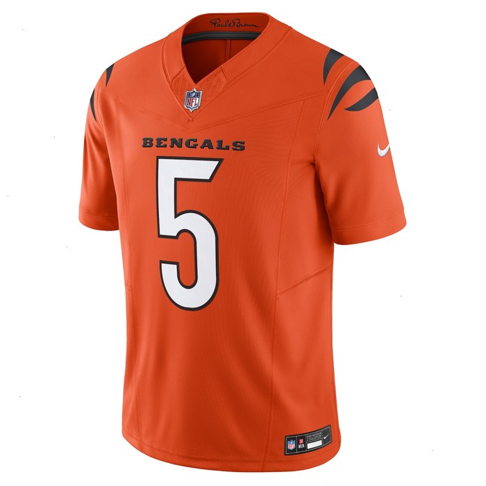 Tee Higgins Cincinnati Bengals Nike Vapor F.U.S.E. Limited Jersey - Orange