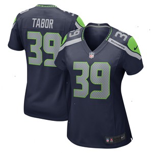 Teez Tabor Seattle Seahawks Nike Women's Home Game Player Jersey - College Navy