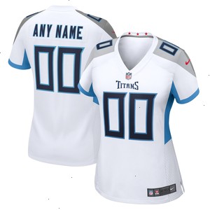 Tennessee Titans Nike Women's Custom Game Jersey - White