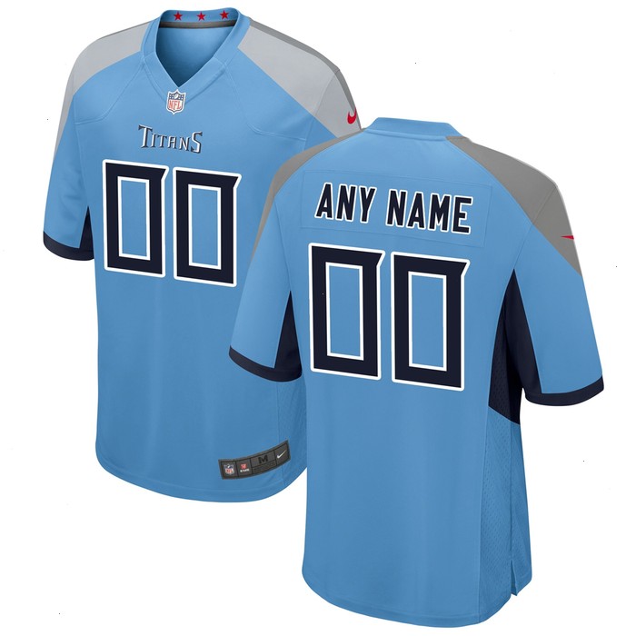 Tennessee Titans Nike Youth Alternate Custom Game Jersey - Light Blue