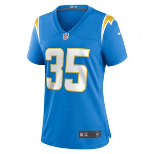 Terrell Bynum Los Angeles Chargers Nike Women's Team Game Jersey - Powder Blue