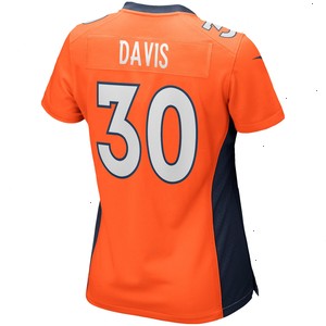 Terrell Davis Denver Broncos Nike Women's Game Retired Player Jersey - Orange