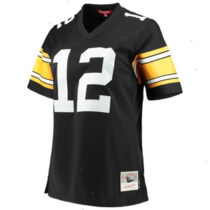 Terry Bradshaw Pittsburgh Steelers Mitchell & Ness Women's Legacy Replica Player Jersey - Black