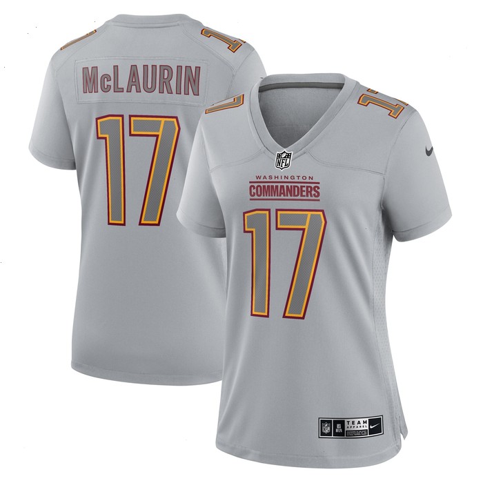 Terry McLaurin Washington Commanders Nike Women's Atmosphere Fashion Game Jersey - Gray