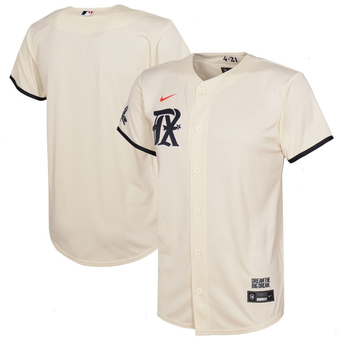 Texas Rangers Nike Toddler 2023 City Connect Replica Jersey - Cream