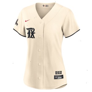 Texas Rangers Nike Women's 2023 City Connect Replica Jersey - Cream