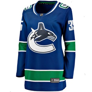 Thatcher Demko Vancouver Canucks Fanatics Branded Women's Home Breakaway Jersey - Blue