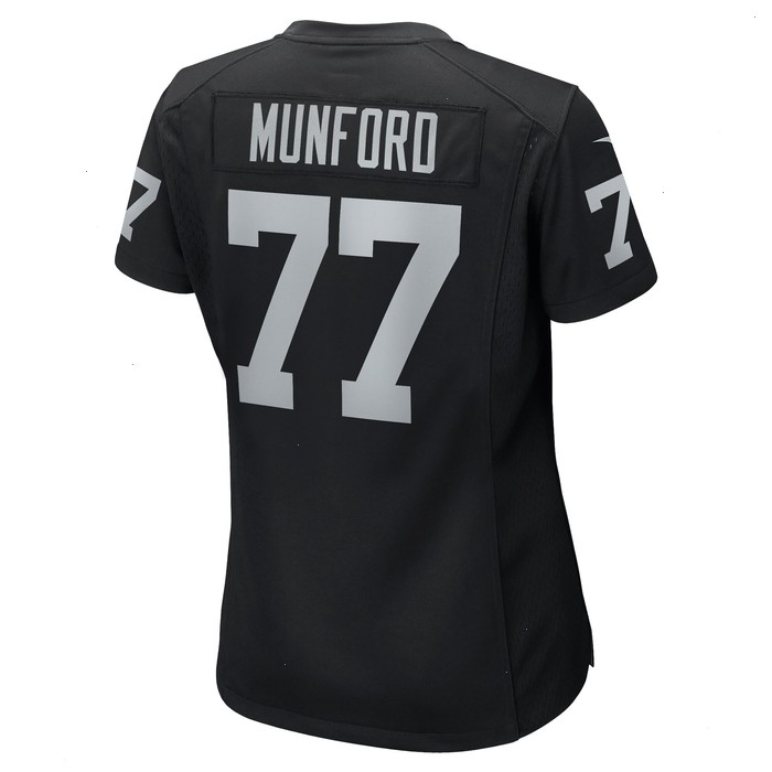 Thayer Munford Jr. Las Vegas Raiders Nike Women's Team Game Jersey - Black