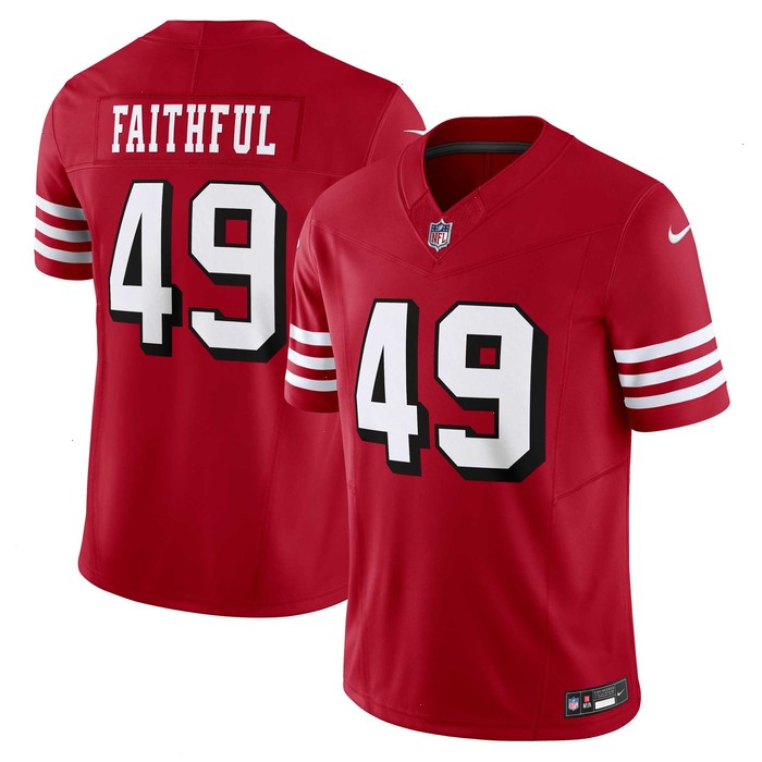 The Faithful San Francisco 49ers Nike Vapor F.U.S.E. Limited Jersey - Scarlet V1