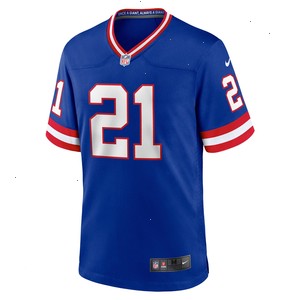 Tiki Barber New York Giants Nike Classic Retired Player Game Jersey - Royal