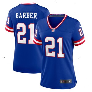 Tiki Barber New York Giants Nike Women's Classic Retired Player Game Jersey - Royal