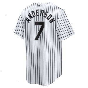 Tim Anderson Chicago White Sox Nike Home Replica Player Jersey - White/Black