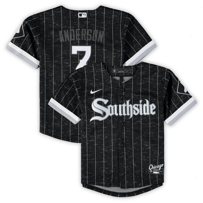 Tim Anderson Chicago White Sox Nike Infant City Connect Script Replica Jersey - Black