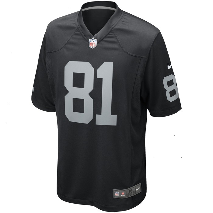 Tim Brown Las Vegas Raiders Nike Game Retired Player Jersey - Black