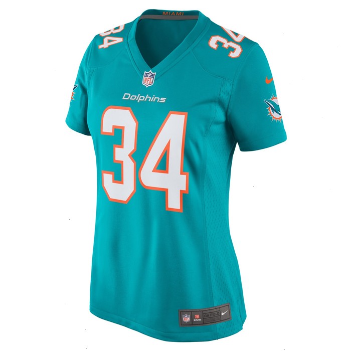 Tino Ellis Miami Dolphins Nike Women's Home Game Player Jersey - Aqua