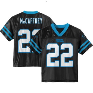 Toddler Christian McCaffrey Black Carolina Panthers Team Player Jersey