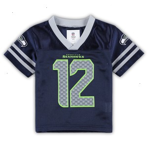 Toddler College Navy Seattle Seahawks Team Player Jersey