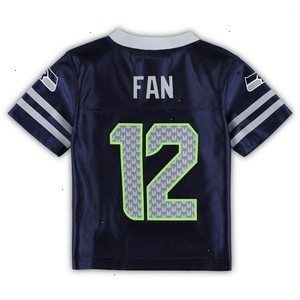 Toddler College Navy Seattle Seahawks Team Player Jersey