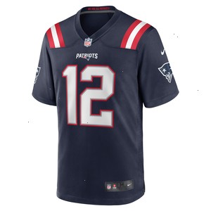 Tom Brady New England Patriots Nike Game Retired Player Jersey - Navy