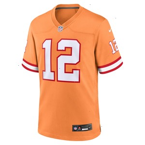 Tom Brady Tampa Bay Buccaneers Nike Throwback Game Jersey - Orange