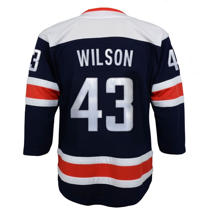 Tom Wilson Washington Capitals Youth 2020/21 Alternate Premier Player Jersey - Navy