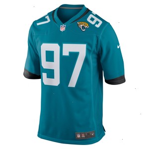 Tommy Togiai Jacksonville Jaguars Nike Team Game Jersey - Teal