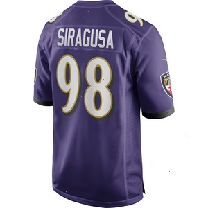 Tony Siragusa Baltimore Ravens Nike Game Retired Player Jersey - Purple