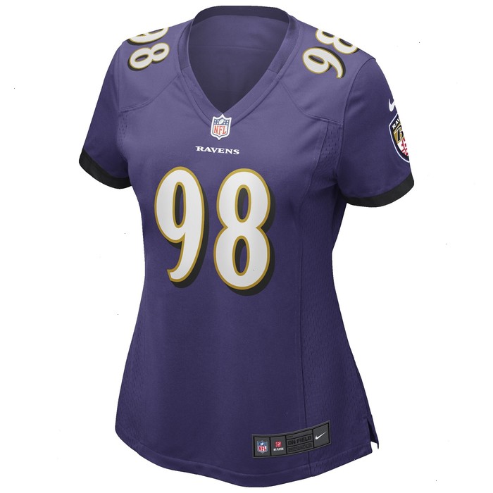 Tony Siragusa Baltimore Ravens Nike Women's Game Retired Player Jersey - Purple