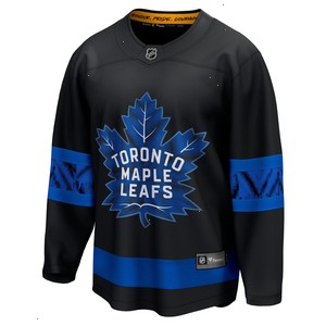 Toronto Maple Leafs Fanatics Branded Alternate Premier Breakaway Reversible Blank Jersey - Black