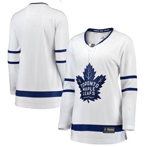 Toronto Maple Leafs Fanatics Branded Women's Away Breakaway Jersey - White