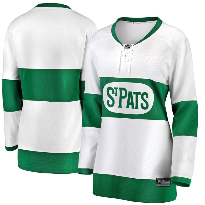 Toronto St. Pats Fanatics Branded Women's Premier Breakaway Jersey - White