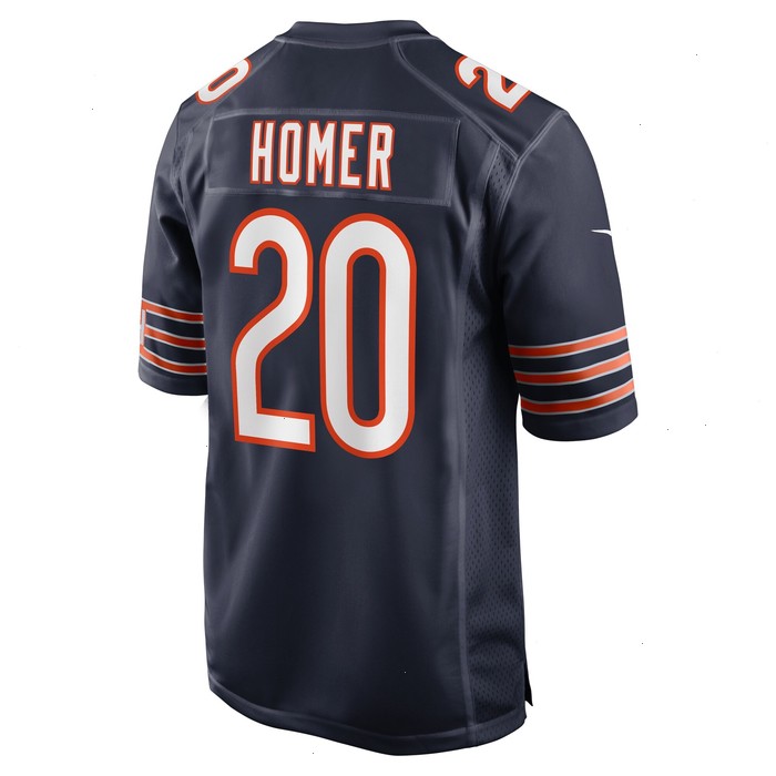 Travis Homer Chicago Bears Nike Game Player Jersey - Navy