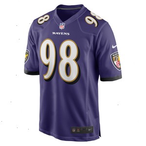 Travis Jones Baltimore Ravens Nike Player Game Jersey - Purple